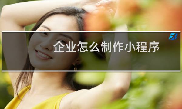 企业怎么制作小程序