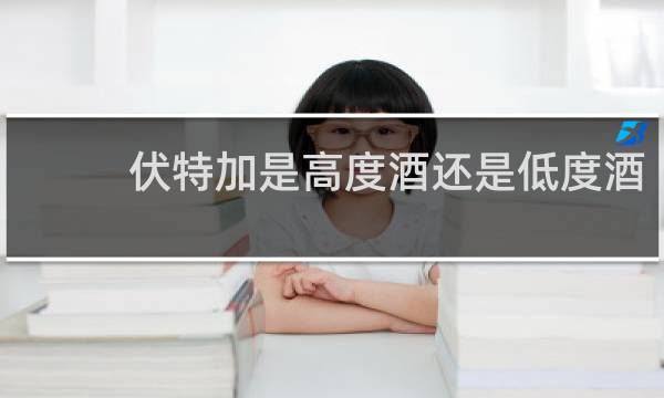 伏特加是高度酒还是低度酒