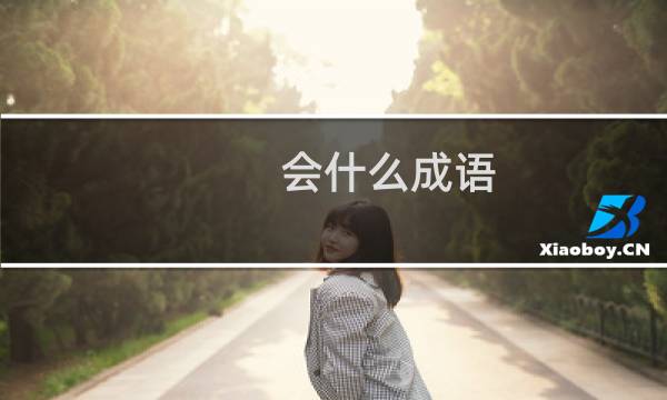 会什么成语