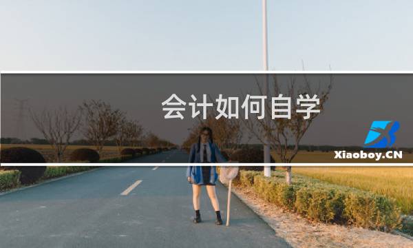 会计如何自学