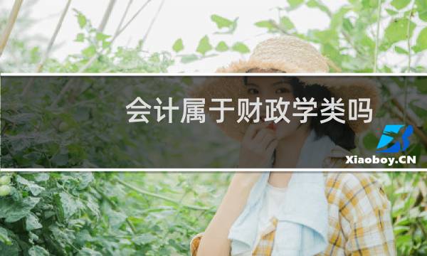 会计属于财政学类吗