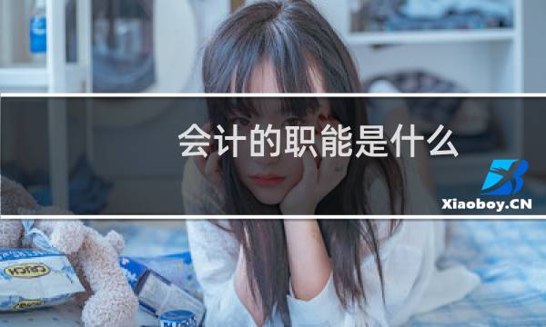 会计的职能是什么