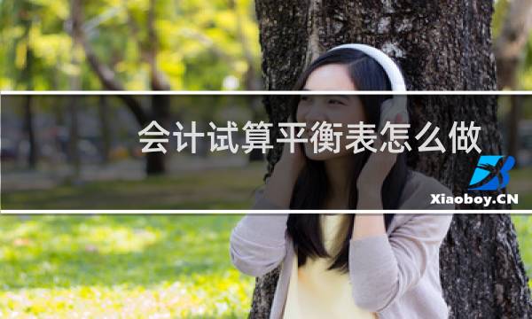 会计试算平衡表怎么做