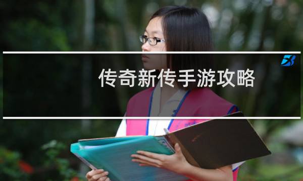 传奇新传手游攻略