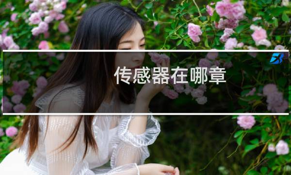 传感器在哪章
