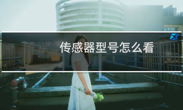 传感器型号怎么看