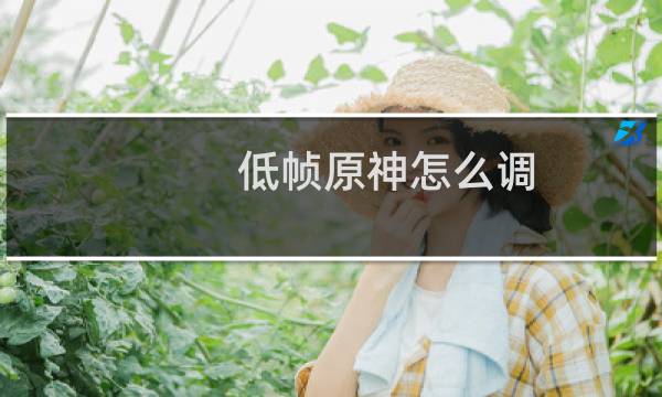 低帧原神怎么调
