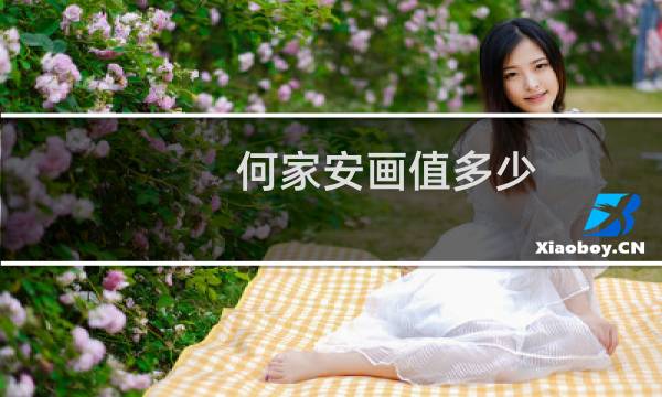 何家安画值多少
