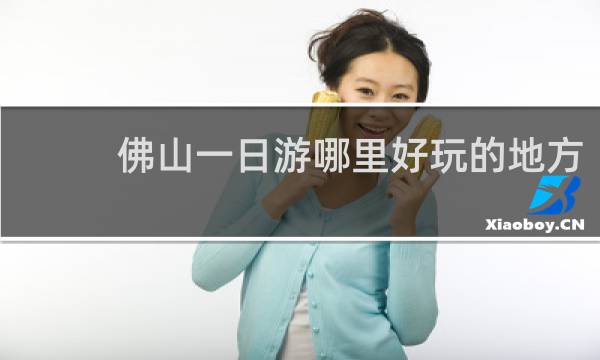佛山一日游哪里好玩的地方