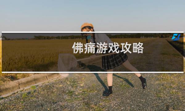 佛痛游戏攻略