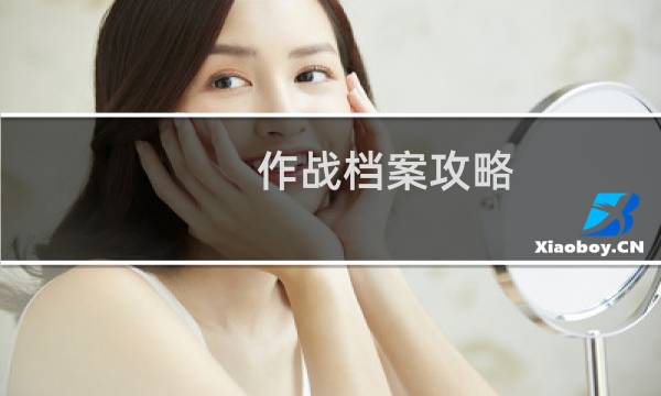作战档案攻略