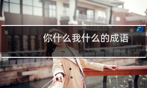 你什么我什么的成语