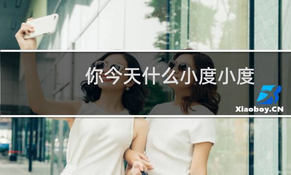 你今天什么小度小度