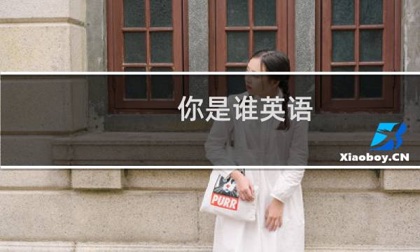 你是谁英语