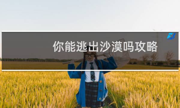 你能逃出沙漠吗攻略