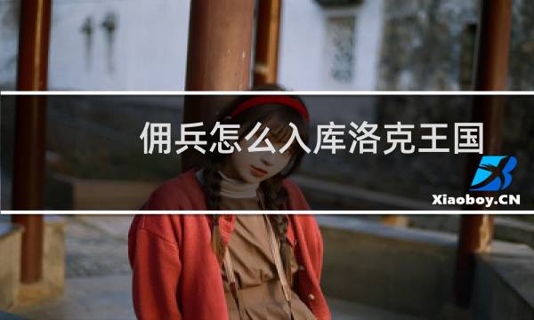 佣兵怎么入库洛克王国