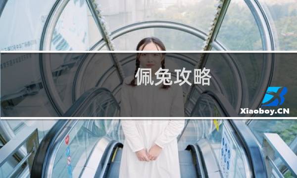 佩兔攻略