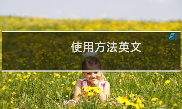 使用方法英文