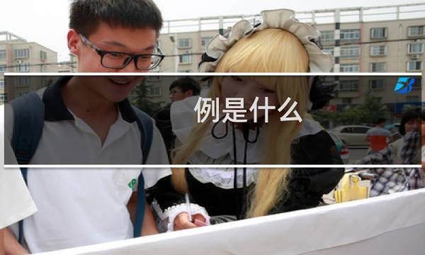 例是什么