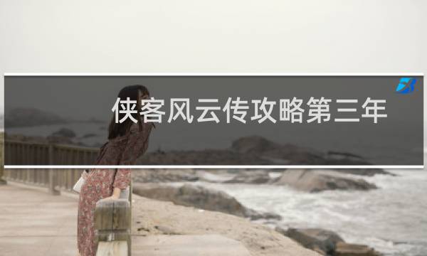 侠客风云传攻略第三年