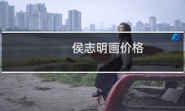 侯志明画价格