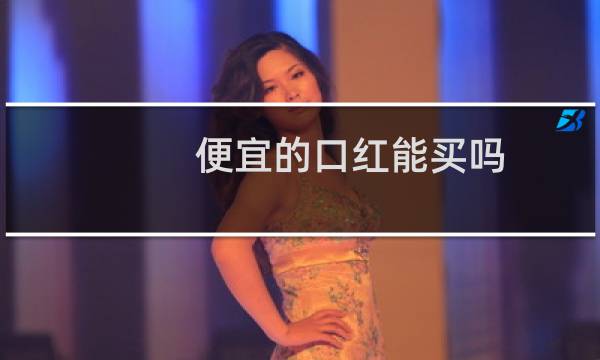 便宜的口红能买吗