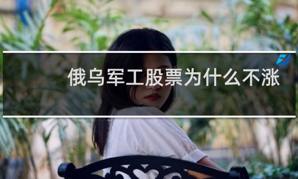 俄乌军工股票为什么不涨