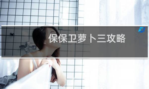 保保卫萝卜三攻略
