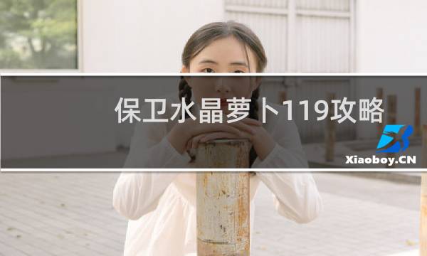保卫水晶萝卜119攻略