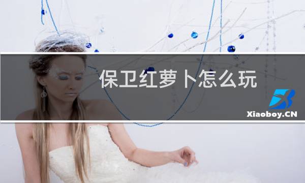 保卫红萝卜怎么玩