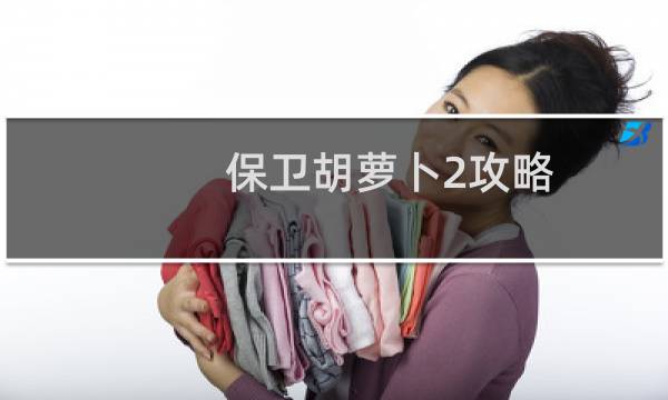保卫胡萝卜2攻略