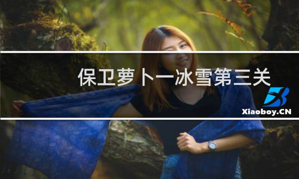 保卫萝卜一冰雪第三关