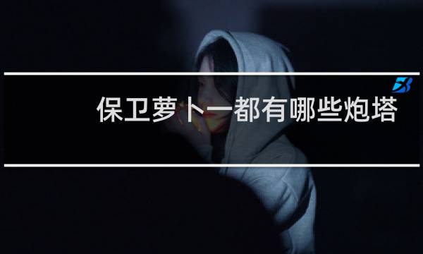 保卫萝卜一都有哪些炮塔