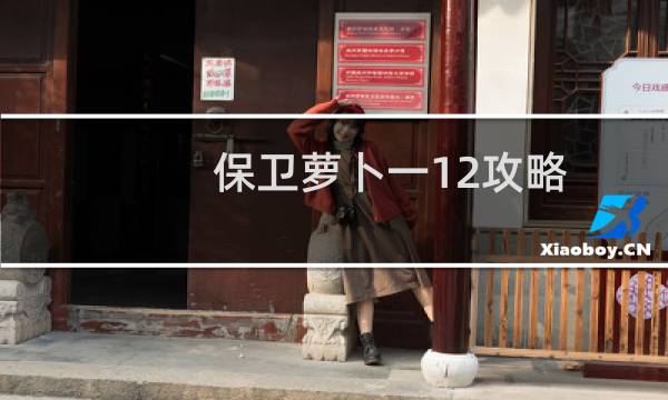 保卫萝卜一12攻略