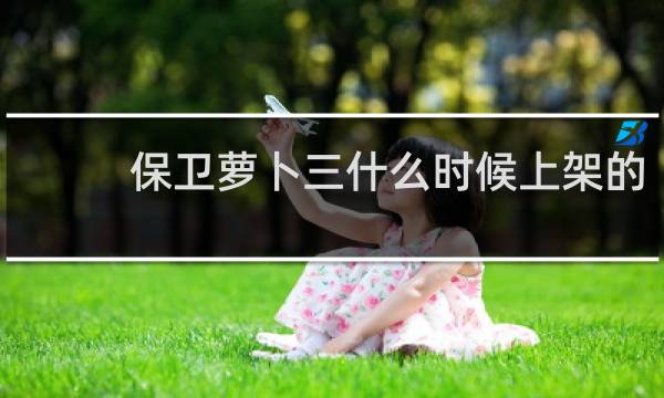 保卫萝卜三什么时候上架的