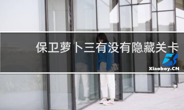 保卫萝卜三有没有隐藏关卡