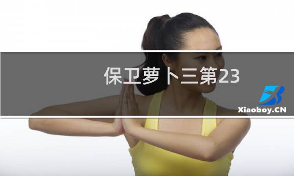 保卫萝卜三第23