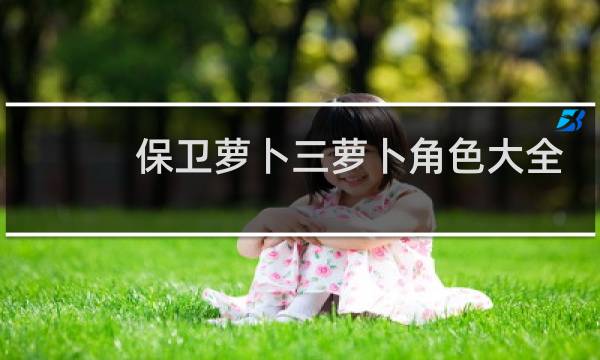 保卫萝卜三萝卜角色大全