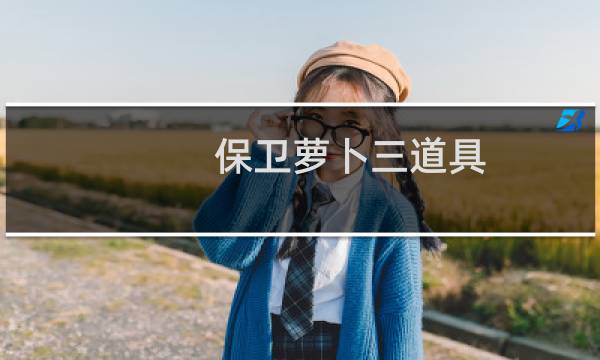 保卫萝卜三道具