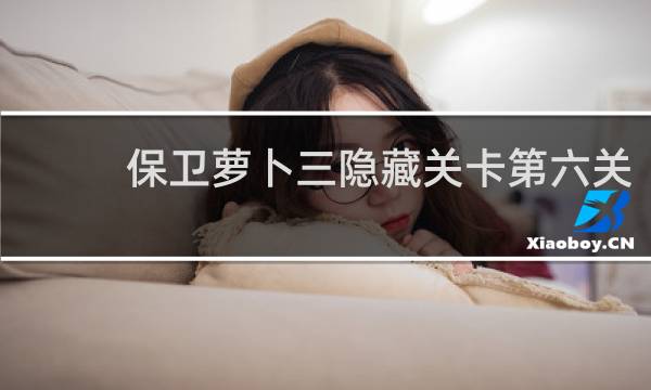 保卫萝卜三隐藏关卡第六关