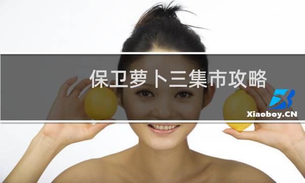 保卫萝卜三集市攻略