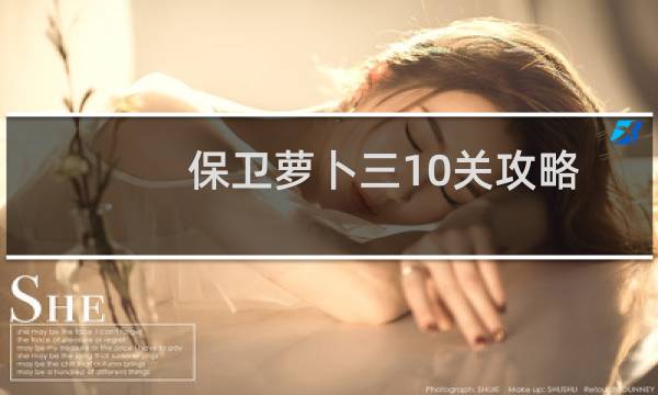 保卫萝卜三10关攻略