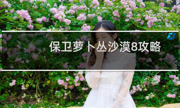 保卫萝卜丛沙漠8攻略