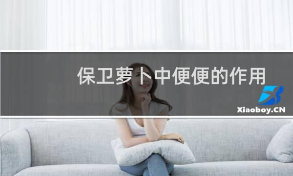 保卫萝卜中便便的作用