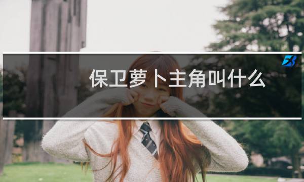 保卫萝卜主角叫什么