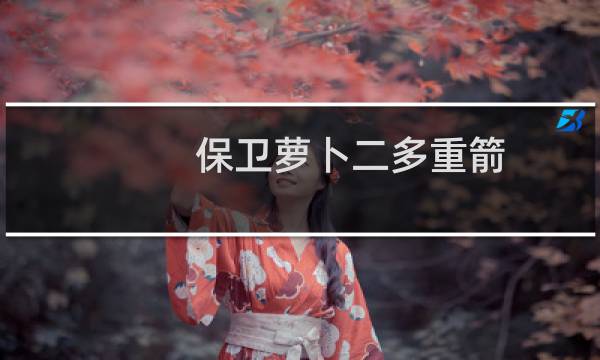 保卫萝卜二多重箭