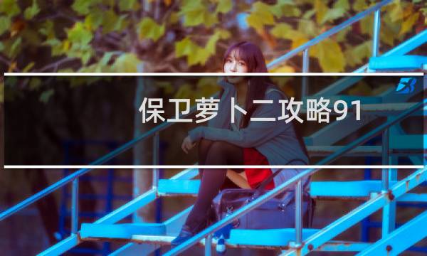 保卫萝卜二攻略91