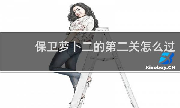 保卫萝卜二的第二关怎么过