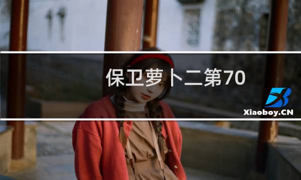 保卫萝卜二第70