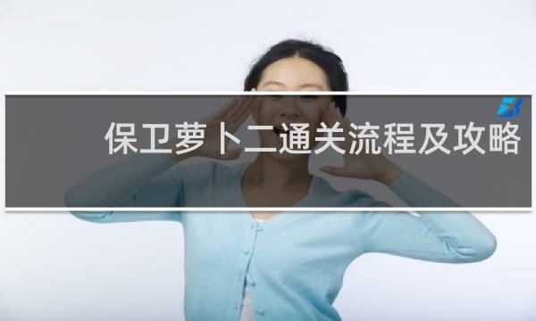 保卫萝卜二通关流程及攻略
